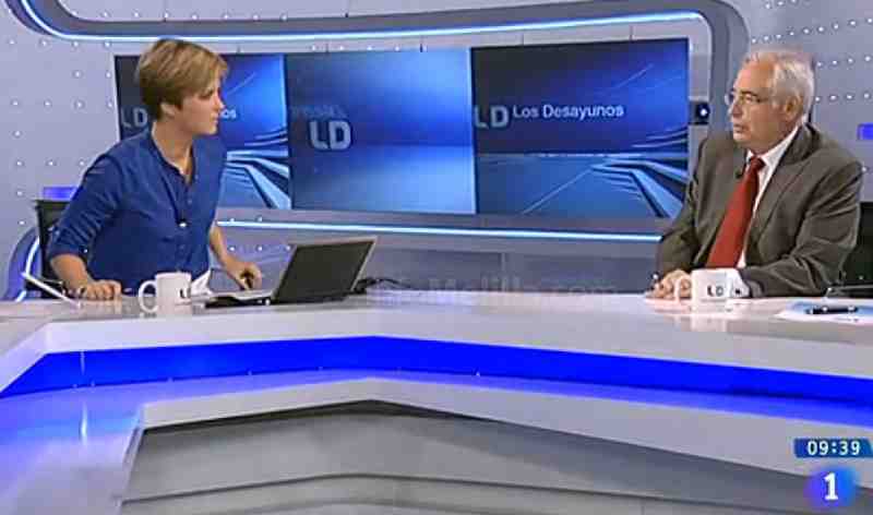 Imbroda durante su entrevista en 'Los desayunos de TVE'