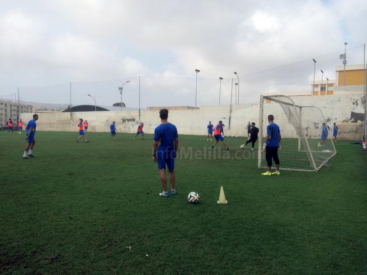 Una imagen del entrenamiento