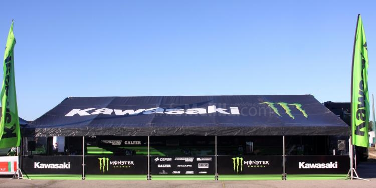 Motocross: Borja Martín da sus primeros pasos con el equipo oficial Kawasaki
