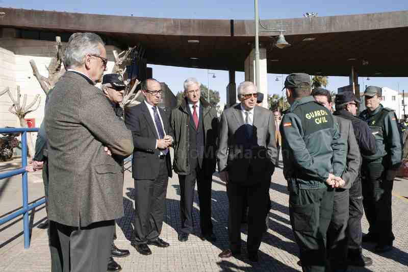 Imbroda aplaude las medidas puestas en marcha en la frontera para dar agilidad y seguridad en el paso de Beni Enzar