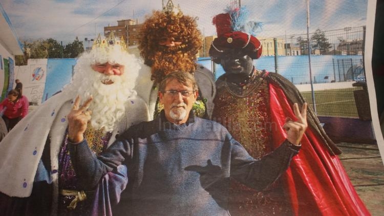 Con los Magos de Oriente en unos Reyes en "El Tesorillo"