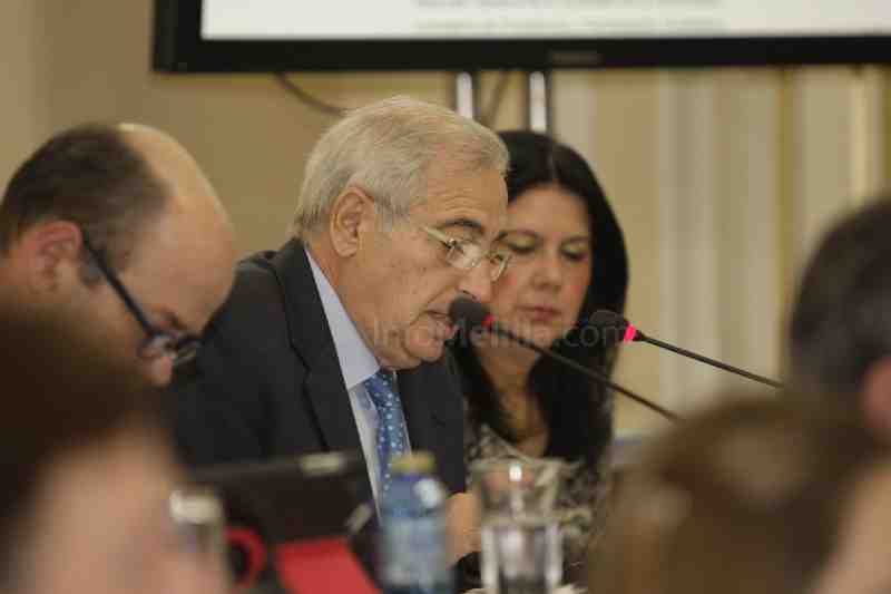 Juan José Imbroda durante la celebración del Debate