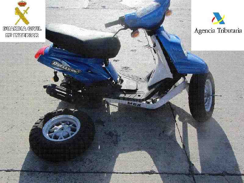 La Guardia Civil recupera en Melilla un ciclomotor que había sido robado en Francia