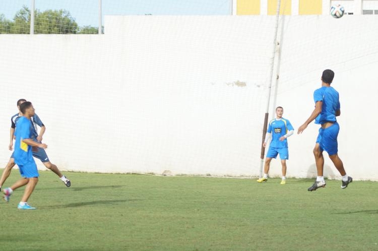 De cara al partido ante el Real Betis B la U.D. Melilla retoma los entrenamientos