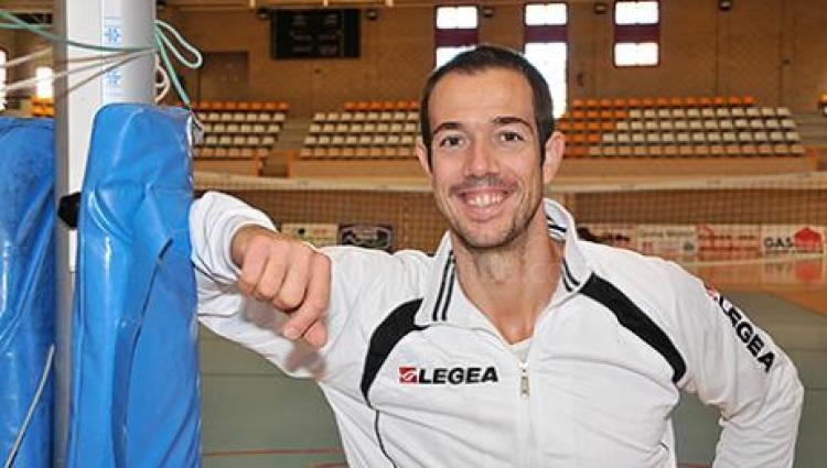 Otra instantánea del uevo jugador de CV Melilla