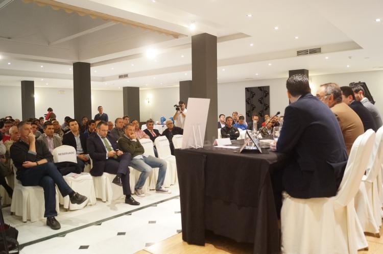Un aspecto dela sala del Hotel Trip Melilla Puerto donde se desarrollaron las III jornadas