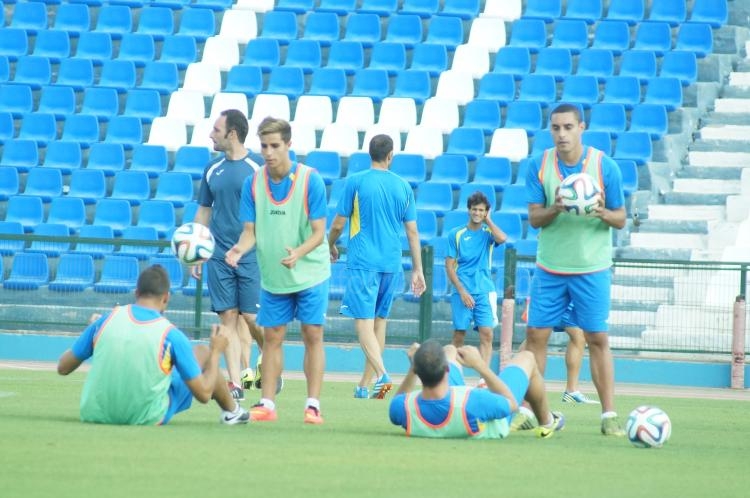 Unión Deportiva Melilla: Penúltimo entrenamiento antes de viajar a Cartagena