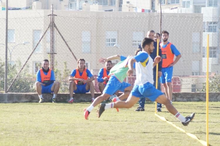 Unión Deportiva Melilla: Último entrenamiento antes de visitar al Sevilla Atlético