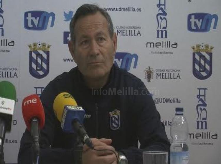 El técnico azulino en su comparecencia en rueda de prensa de este viernes