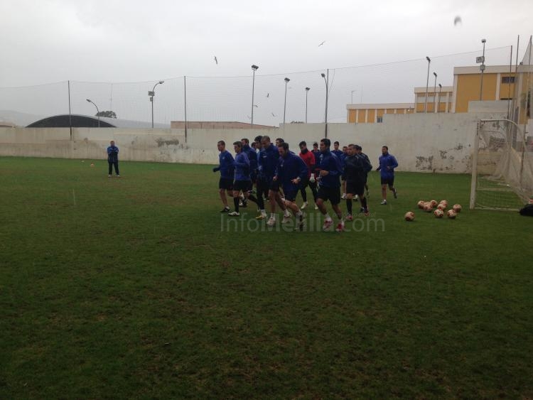 La U.D. Melilla regresa al trabajo tras el partido de Cáceres