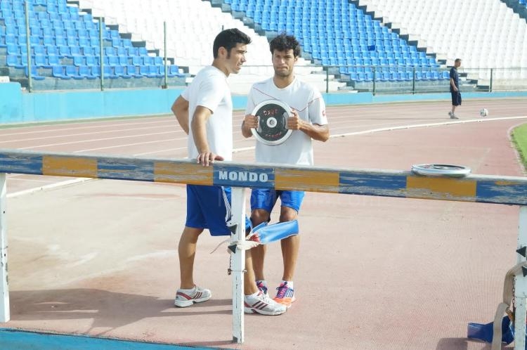 Dos de los lesionados, Guille Roldán y Nando