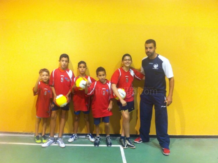 El Club Voleibol Melilla organizó, el pasado viernes, la primera concentración técnica en categoría alevín