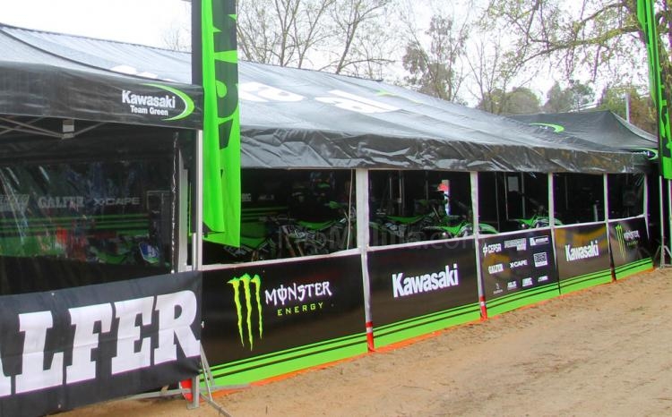 Motocross: Borja Martín da sus primeros pasos con el equipo oficial Kawasaki