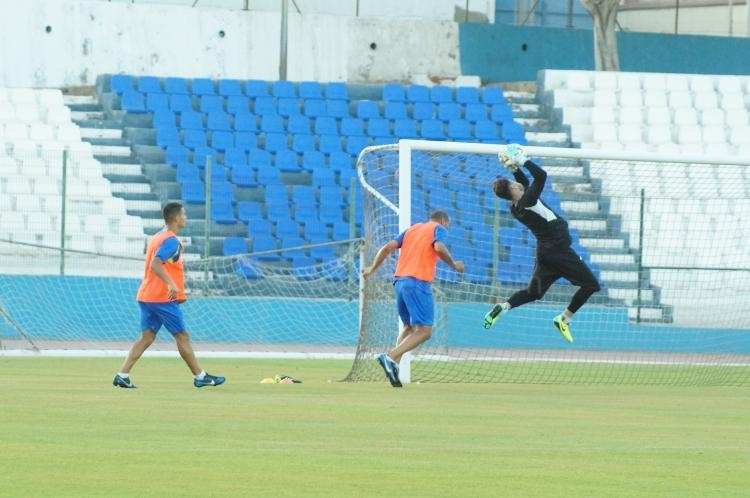 La U.D. Melilla vuelve a ejercitarse en doble sesión