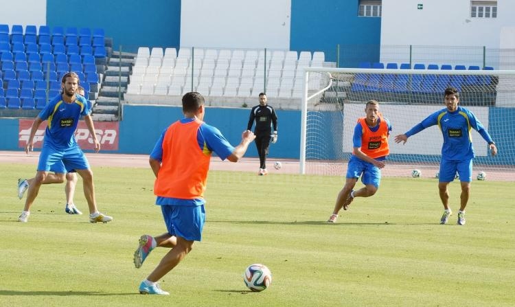 De cara al partido ante el Real Betis B la U.D. Melilla retoma los entrenamientos