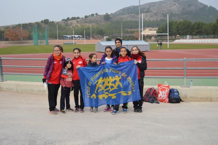 Los atletas del Club Playas de Melilla