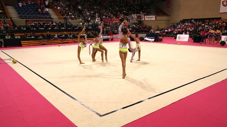 Gimnasia Rítmica: (Campeonato de España de Conjuntos) Regresaron de tierras zaragozanas nuestras gimnastas