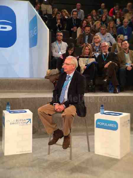 Juan José Imbroda durante su intervención en la Convención