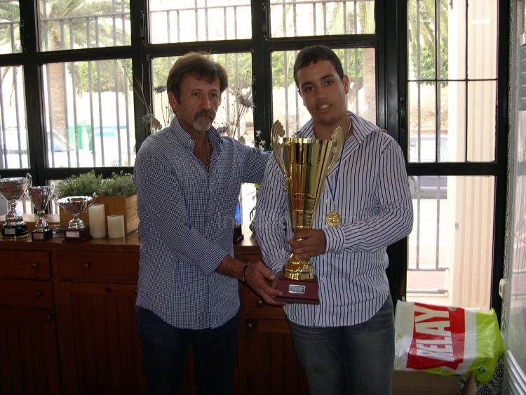 Jesús Montero, primer clasificado infantil