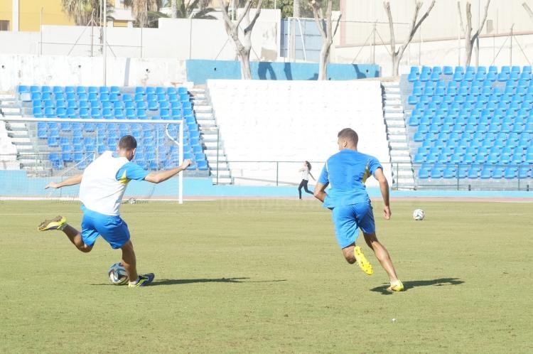 La U.D. Melilla comienza a preparar el partido frente a La Hoya Lorca