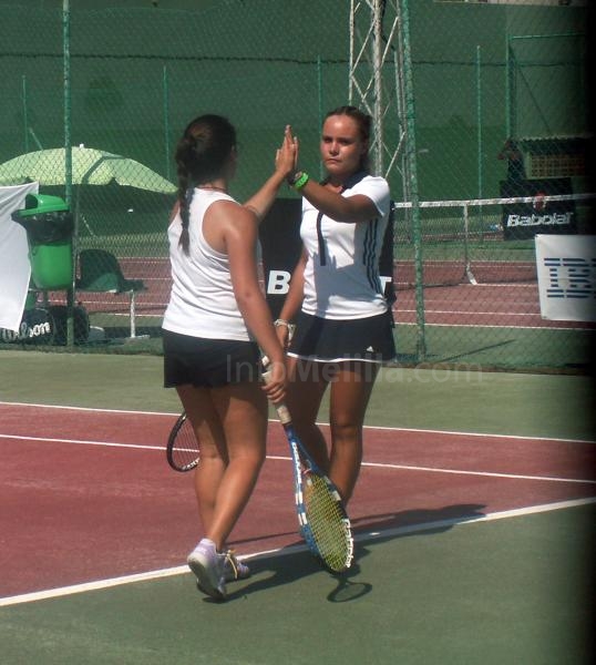 Tenis (Internacional Femenino): Se disputó la primera jornada del cuadro final