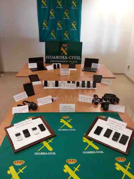 Recuperados en Melilla numerosos objetos tecnológicos robados en Barcelona