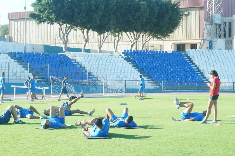 La U.D. Melilla vuelve al trabajo