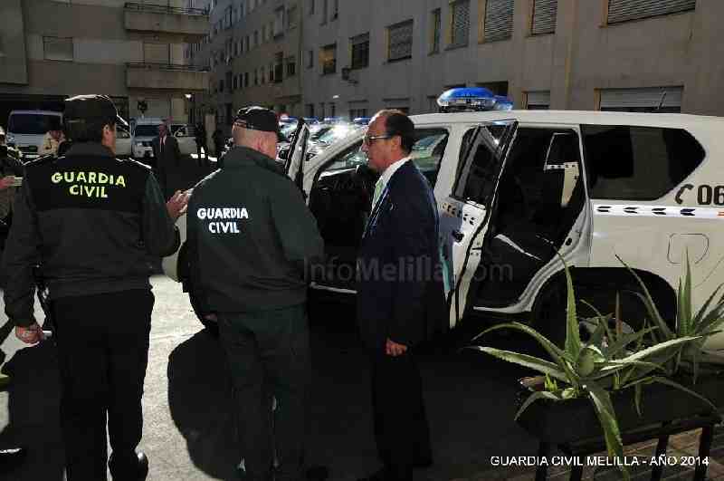La Guardia Civil recibe nuevos vehículos y material financiado por el Frontex para la lucha contra la inmigración irregular