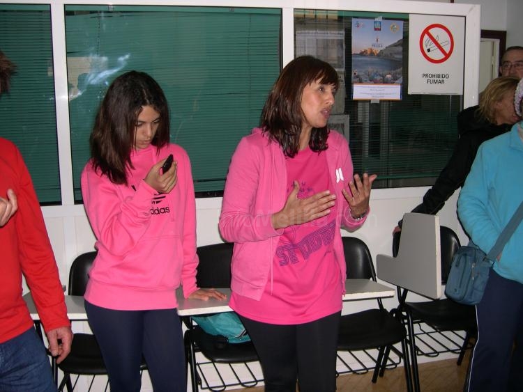La Viceconsejera, Fadela Mohatar, pronunciando las palabras de rigor
