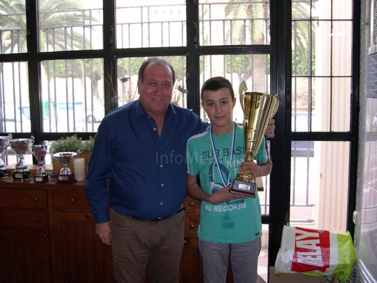 Riduan Aomar, segundo clasificado infantil