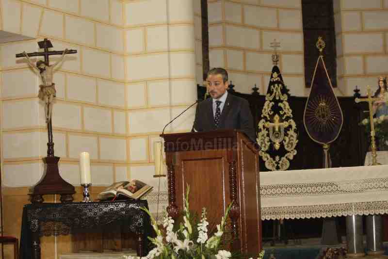 Con un emocionado pregón de Francisco Gámez comienza la cuenta atrás para la Semana Santa de Melilla 2014