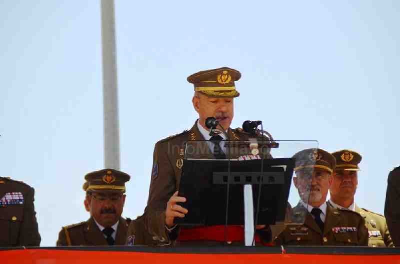 El Comandante General se despide de las Unidades de la COMGEMEL con una parada militar