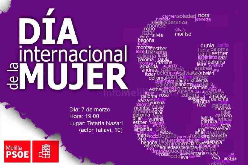 El PSOE organiza este viernes un acto “reivindicativo y didáctico” para conmemorar el 8 de Marzo