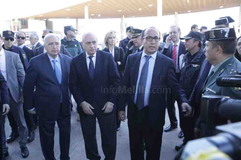 La visita del ministro del Interior a Melilla en imágenes