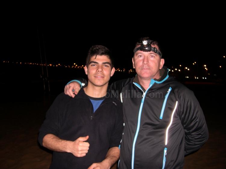 Miguel Pérez y su hijo Juanmi, terceros clasificados