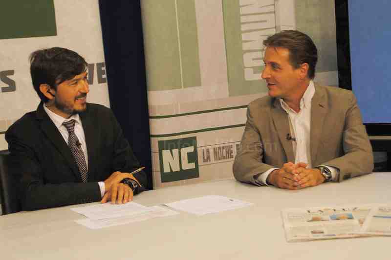 Gregorio Escobar durante su entrevista en Cablemel