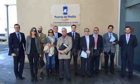 Socios del ‘Proyecto Increase’ visitan las instalaciones del Puerto de Melilla