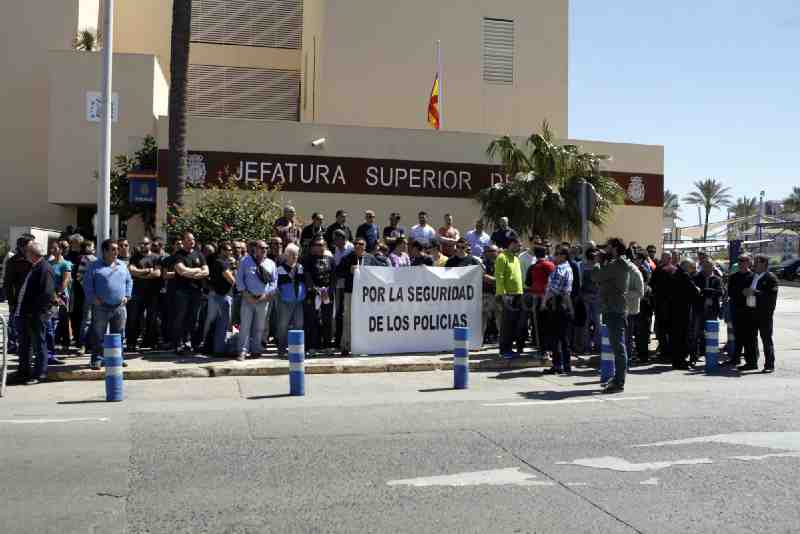 Policías piden en Melilla la "cabeza" de los jefes tras los incidentes en Madrid