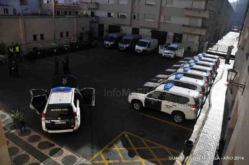 La Guardia Civil recibe nuevos vehículos y material financiado por el Frontex para la lucha contra la inmigración irregular