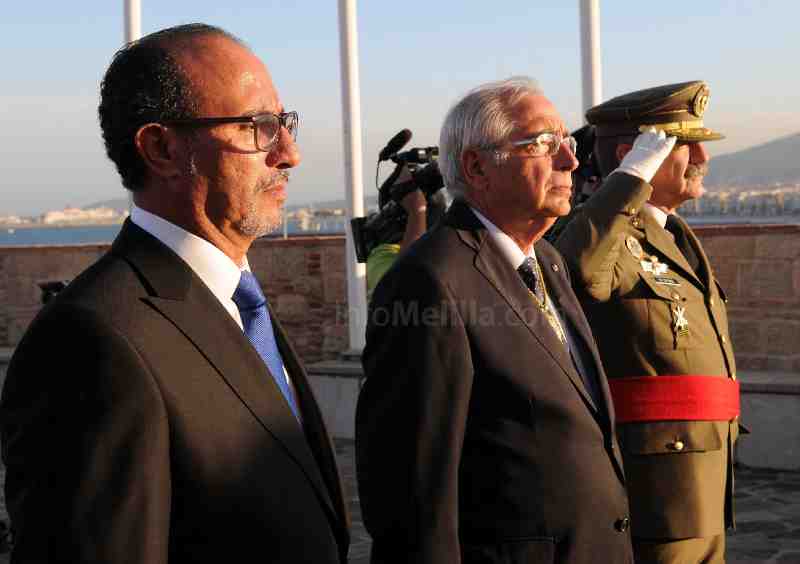 Melilla celebra su 517 aniversario con los actos institucionales celebrados en la Plaza de Armas