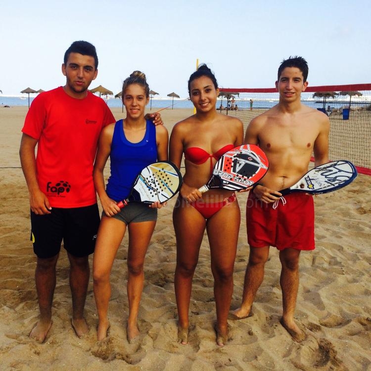 Tenis Playa (Torneo Juvenil): Armando Moya y Leonor Meliveo grandes triunfadores