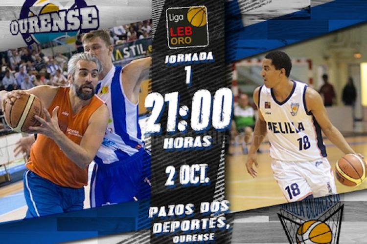 Melilla Baloncesto busca renovar ilusiones en el Pazo ante los ourensanos del COB