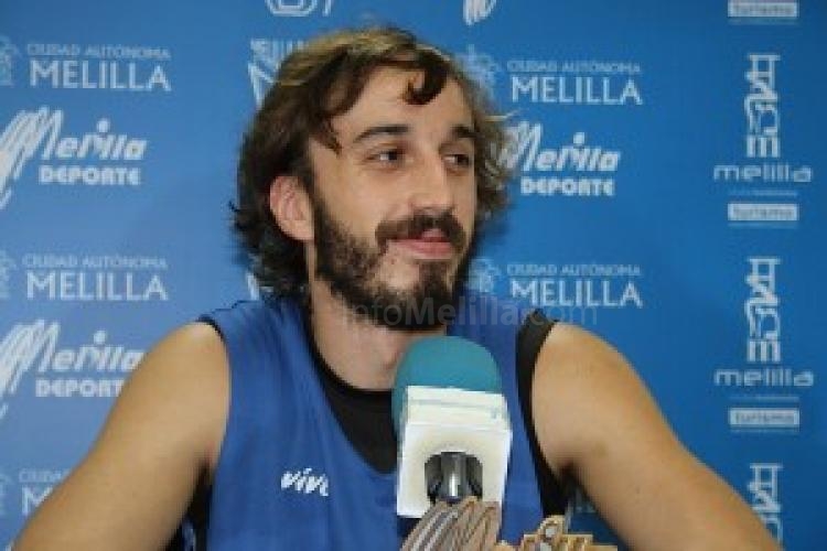 Pelayo Larraona (CB Melilla): “Vamos con mucho respeto a Cáceres"