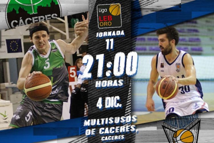 Cáceres Patrimonio de la Humanidad y Melilla Baloncesto, duelo de rachas opuestas