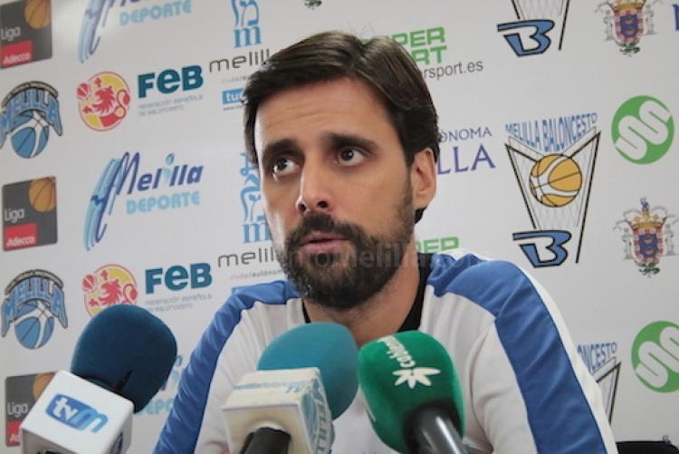 Alejandro Alcoba (CB Melilla): "Nos interesa un partido rápido en ataque y lento en defensa"
