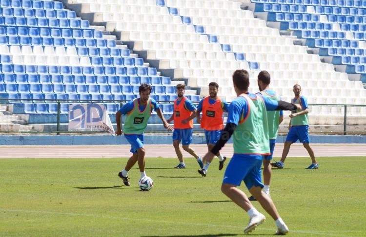 Unión Deportiva Melilla: Último entrenamiento antes de recibir al Sevilla Atlético