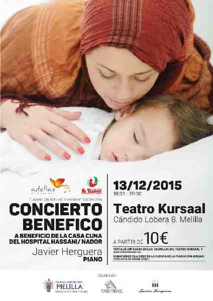 Fundación Adelias celebrará en Melilla un concierto benéfico en favor de la Casa Cuna del Hospital Hassani