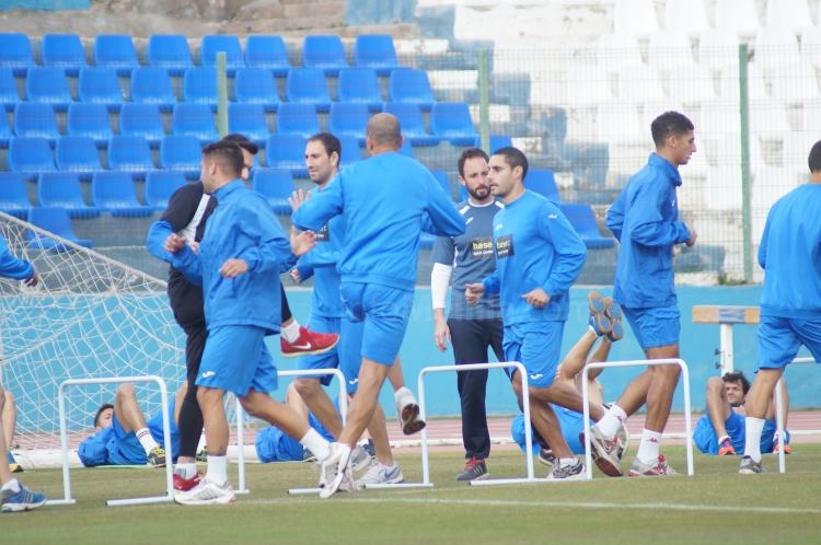 La magia, presente en el entrenamiento de la U.D. Melilla