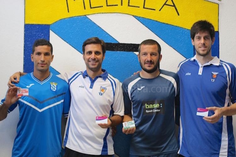 Intercambio de abonos entre el Club Melilla Baloncesto y la UD Melilla