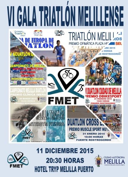 Triatlon: Este viernes se celebrará la VI Gala